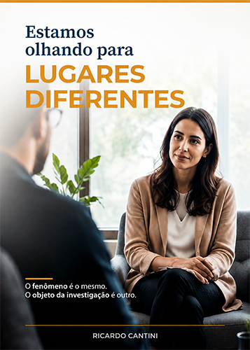 Capa do ebook Estamos olhando para lugares diferentes